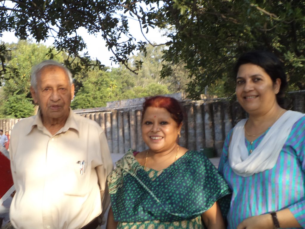 My mom and Aunt with Nek ji