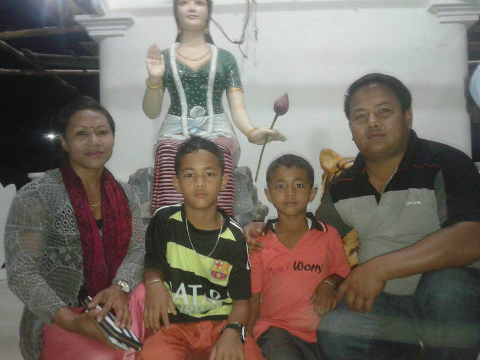 T. Sarita with Family